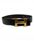 HERMESエルメス）の古着「Hバックルコンスタンスベルト」｜ブラウン