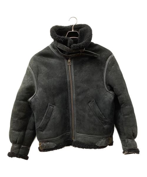 AVIREX（アヴィレックス）AVIREX (アヴィレックス) B-3ムートンボアフライトジャケット ブラック サイズ:40の古着・服飾アイテム