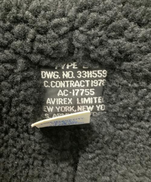 AVIREX（アヴィレックス）AVIREX (アヴィレックス) B-3ムートンボアフライトジャケット ブラック サイズ:40の古着・服飾アイテム