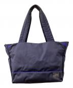 PORTER GIRLポーターガール）の古着「ムース トートバッグ(S)」｜ネイビー