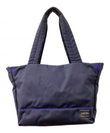 PORTER GIRL（ポーターガール）の古着「ムース トートバッグ(S)」｜ネイビー