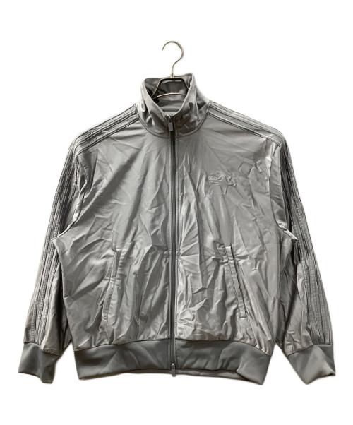 adidas（アディダス）adidas (アディダス) オーバーサイズ ファイヤーバード トラックトップ シルバーカラー サイズ:Mの古着・服飾アイテム