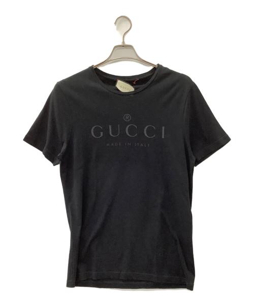 GUCCI（グッチ）GUCCI (グッチ) 半袖Tシャツ ブラック サイズ:-の古着・服飾アイテム