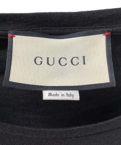 GUCCI（グッチ）GUCCI (グッチ) 半袖Tシャツ ブラック サイズ:-の古着・服飾アイテム
