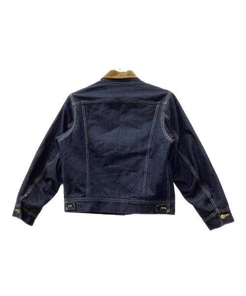 LEE（リー）LEE (リー) stormrider 裏ブランケットデニムジャケット ブラウン×インディゴ サイズ:Sの古着・服飾アイテム