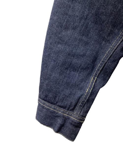 LEE（リー）LEE (リー) stormrider 裏ブランケットデニムジャケット ブラウン×インディゴ サイズ:Sの古着・服飾アイテム