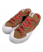 NIKE×sacaiナイキ×サカイ）の古着「NIKE SACAI BLAZER LOW」｜ブラウン×レッド