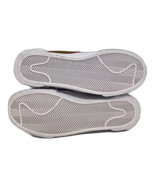 NIKE（ナイキ）NIKE (ナイキ) sacai (サカイ) NIKE SACAI BLAZER LOW ブラウン×レッド サイズ:US7 未使用品の古着・服飾アイテム