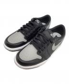 NIKEナイキ）の古着「AIR JORDAN1 RETRO LOW OG（エアジョーダン1）」｜ブラック×グレー