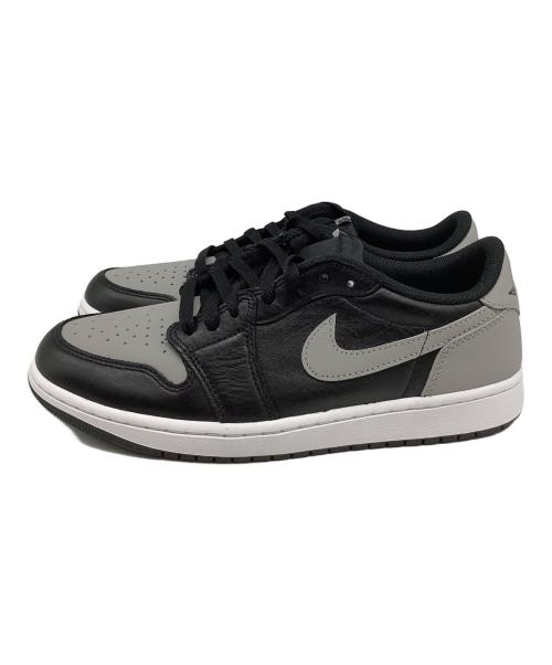 NIKE（ナイキ）NIKE (ナイキ) AIR JORDAN1 RETRO LOW OG（エアジョーダン1） ブラック×グレー サイズ:US9.5 未使用品の古着・服飾アイテム