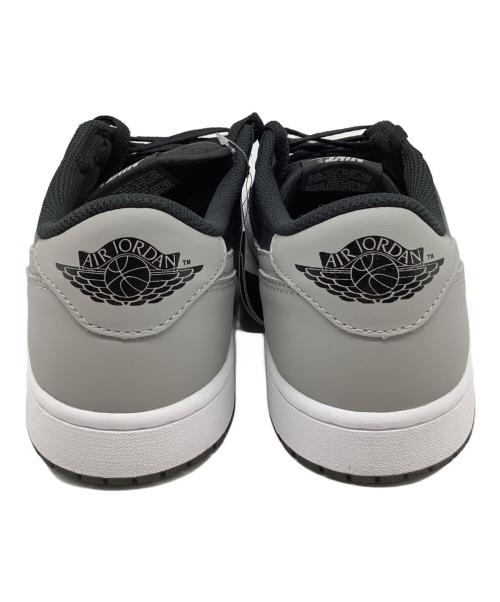NIKE（ナイキ）NIKE (ナイキ) AIR JORDAN1 RETRO LOW OG（エアジョーダン1） ブラック×グレー サイズ:US9.5 未使用品の古着・服飾アイテム