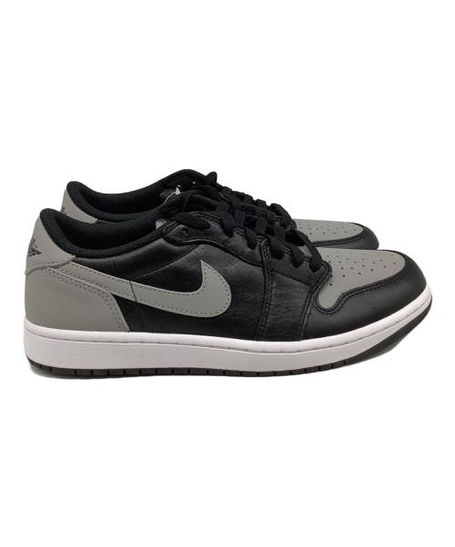 NIKE（ナイキ）NIKE (ナイキ) AIR JORDAN1 RETRO LOW OG（エアジョーダン1） ブラック×グレー サイズ:US9.5 未使用品の古着・服飾アイテム