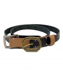 KOLOR（カラー）の古着「レザーベルト」｜ブラック