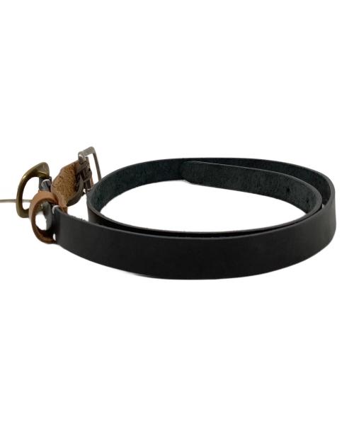 KOLOR（カラー）KOLOR (カラー) レザーベルト ブラックの古着・服飾アイテム