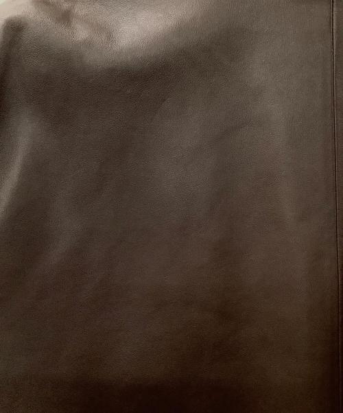 JOSEPH ABBOUD（ジョセフアブード）JOSEPH ABBOUD (ジョセフアブード) ラムレザーコート ブラウン サイズ:Lの古着・服飾アイテム