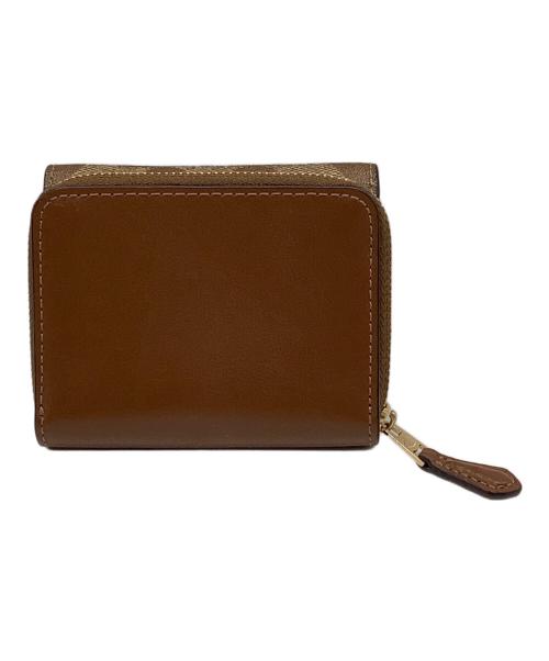 COACH（コーチ）COACH (コーチ) シグネチャー コンパクトウォレット ベージュの古着・服飾アイテム
