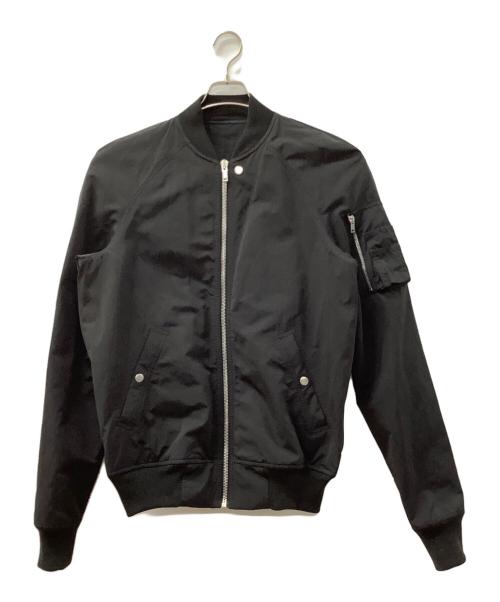 RICK OWENS（リックオウエンス）RICK OWENS (リックオウエンス) FLIGHT BOMBER MA-1 ブラック サイズ:US 38の古着・服飾アイテム