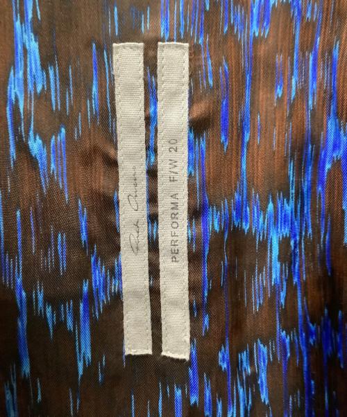 RICK OWENS（リックオウエンス）RICK OWENS (リックオウエンス) エクストリームソフトジャケット ブラック サイズ:US 40の古着・服飾アイテム