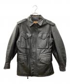 HARLEY-DAVIDSONハーレーダビッドソン）の古着「M-65レザージャケット」｜ブラック