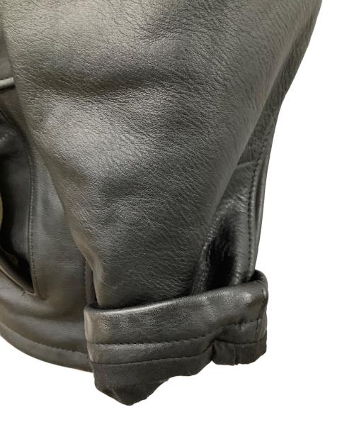 Schott（ショット）Schott (ショット) カーコート レザージャケット ブラック サイズ:40の古着・服飾アイテム