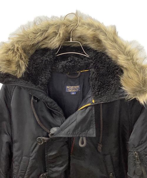 POLO JEANS CO.（ポロジーンズカンパニー）POLO JEANS CO. (ポロジーンズカンパニー) フライトジャケット ブラック サイズ:XLの古着・服飾アイテム