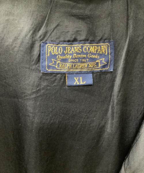 POLO JEANS CO.（ポロジーンズカンパニー）POLO JEANS CO. (ポロジーンズカンパニー) フライトジャケット ブラック サイズ:XLの古着・服飾アイテム