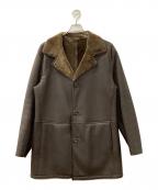 ERMENEGILDO ZEGNAエルメネジルド・ゼニア）の古着「レザーコート」｜ブラウン