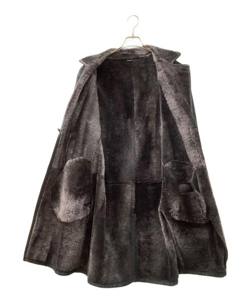 ERMENEGILDO ZEGNA（エルメネジルド・ゼニア）ERMENEGILDO ZEGNA (エルメネジルド・ゼニア) レザーコート グリーン サイズ:50/Mの古着・服飾アイテム