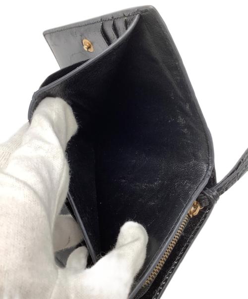 BALENCIAGA（バレンシアガ）BALENCIAGA (バレンシアガ) 2つ折り財布 ブラックの古着・服飾アイテム