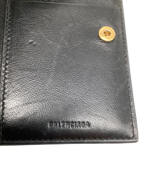 BALENCIAGA（バレンシアガ）BALENCIAGA (バレンシアガ) 2つ折り財布 ブラックの古着・服飾アイテム