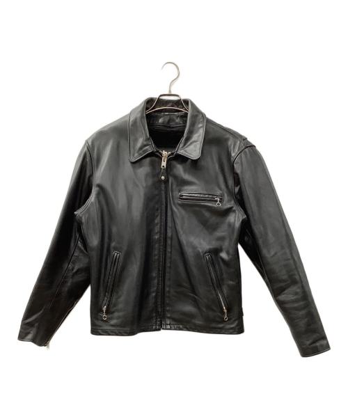 Schott（ショット）Schott (ショット) シングルライダースジャケット ブラック サイズ:40の古着・服飾アイテム