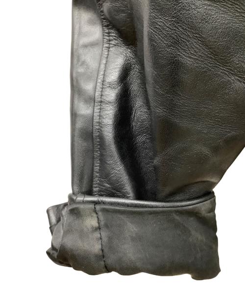 Schott（ショット）Schott (ショット) シングルライダースジャケット ブラック サイズ:40の古着・服飾アイテム