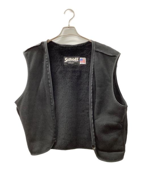 Schott（ショット）Schott (ショット) シングルライダースジャケット ブラック サイズ:40の古着・服飾アイテム