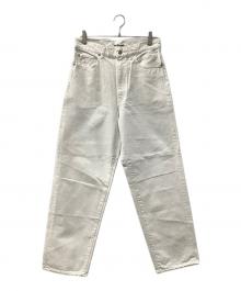 SOFTHYPHEN（ソフトハイフン）の古着「BAGGY FIT JEANS」｜ホワイト