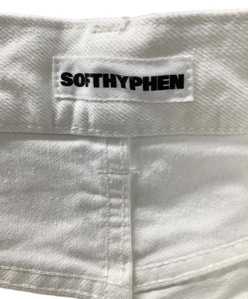 SOFTHYPHEN（ソフトハイフン）SOFTHYPHEN (ソフトハイフン) BAGGY FIT JEANS ホワイト サイズ:30の古着・服飾アイテム