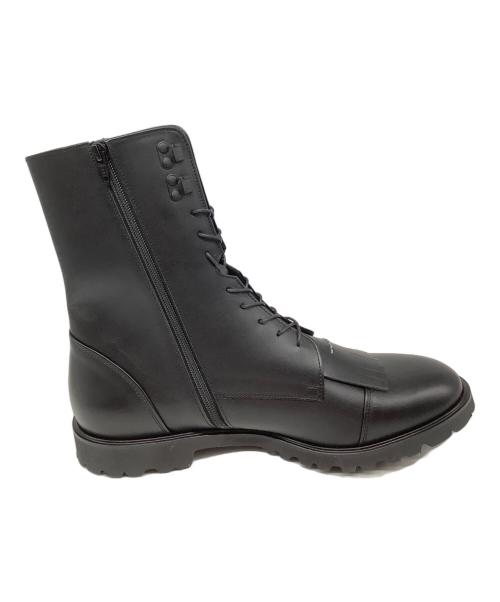 SOFTHYPHEN（ソフトハイフン）SOFTHYPHEN (ソフトハイフン) SAKIAS (サキアス) レースアップブーツ ブラック サイズ:US10の古着・服飾アイテム