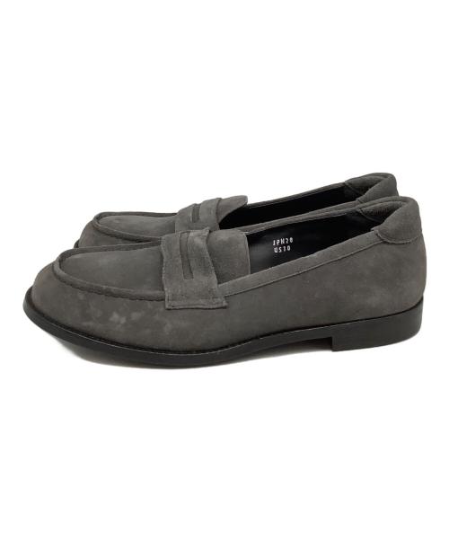 SOFTHYPHEN（ソフトハイフン）SOFTHYPHEN (ソフトハイフン) SAKIAS (サキアス) Re-LOAFERS グレー サイズ:28の古着・服飾アイテム