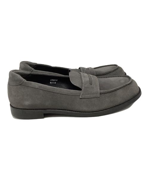 SOFTHYPHEN（ソフトハイフン）SOFTHYPHEN (ソフトハイフン) SAKIAS (サキアス) Re-LOAFERS グレー サイズ:28の古着・服飾アイテム
