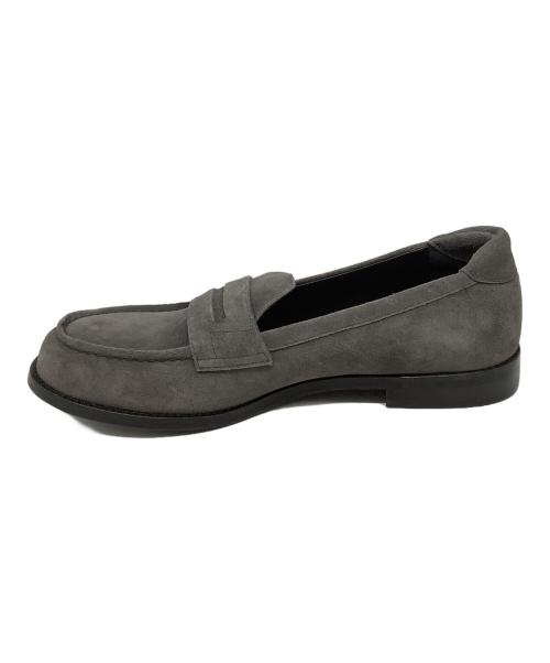 SOFTHYPHEN（ソフトハイフン）SOFTHYPHEN (ソフトハイフン) SAKIAS (サキアス) Re-LOAFERS グレー サイズ:28の古着・服飾アイテム