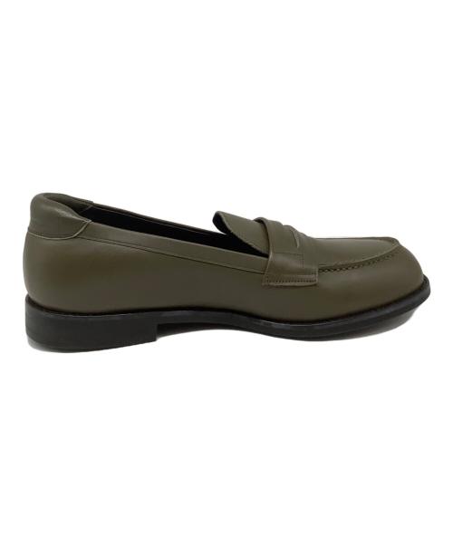 SOFTHYPHEN（ソフトハイフン）SOFTHYPHEN (ソフトハイフン) SAKIAS (サキアス) Re-LOAFERS オリーブ サイズ:26の古着・服飾アイテム