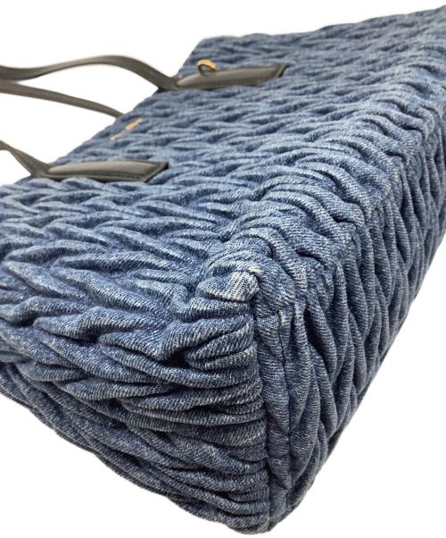 MIU MIU（ミュウミュウ）MIU MIU (ミュウミュウ) マトラッセ インディゴの古着・服飾アイテム