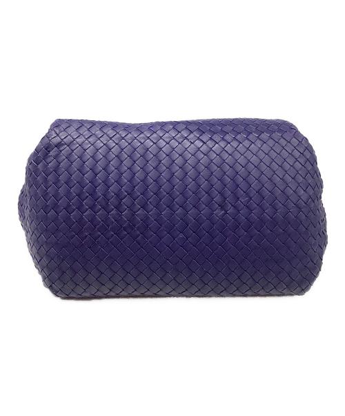BOTTEGA VENETA（ボッテガベネタ）BOTTEGA VENETA (ボッテガベネタ) イントレチャート　パラシュートバッグ ブルーの古着・服飾アイテム