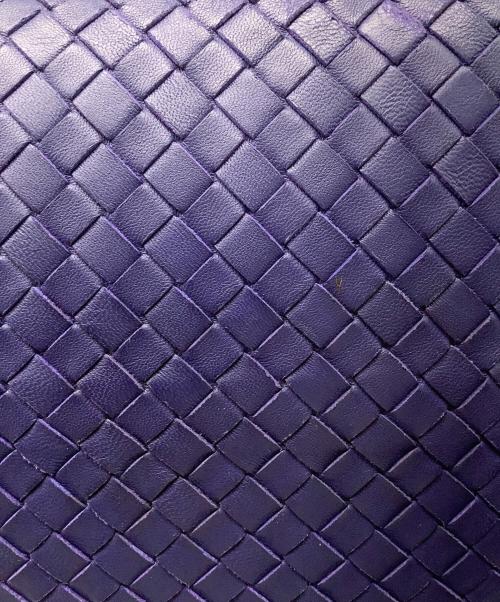 BOTTEGA VENETA（ボッテガベネタ）BOTTEGA VENETA (ボッテガベネタ) イントレチャート　パラシュートバッグ ブルーの古着・服飾アイテム