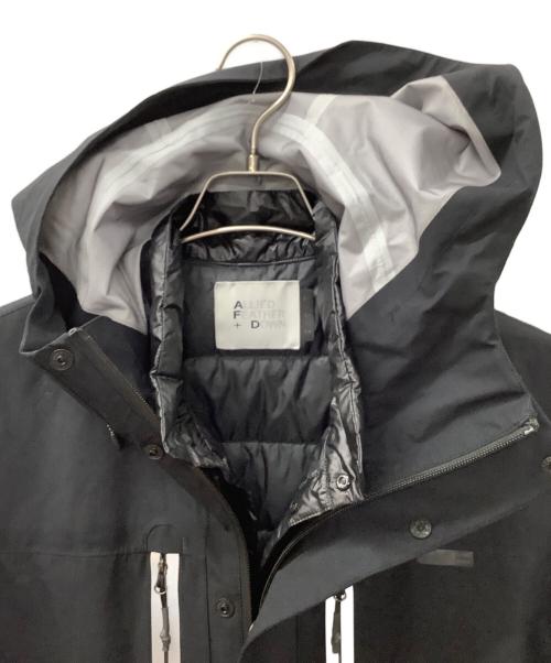 ALLIED FEATHER + DOWN（アライドフェザーアンドダウン）ALLIED FEATHER + DOWN (アライドフェザーアンドダウン) Weatherproof 3WAY Coat ブラック サイズ:Mの古着・服飾アイテム