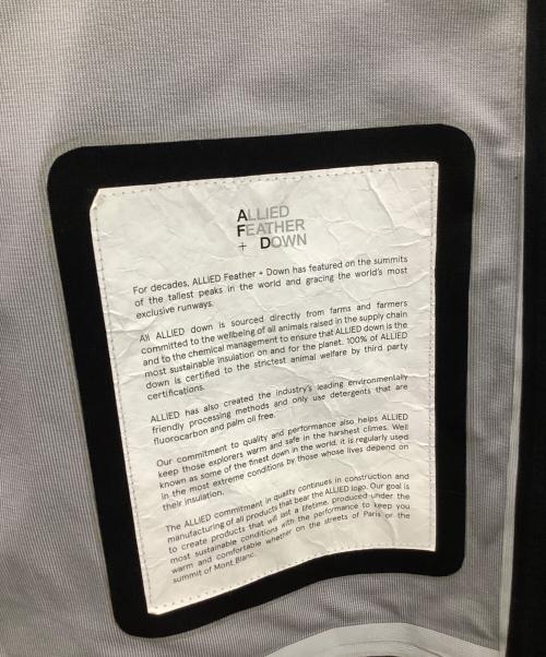 ALLIED FEATHER + DOWN（アライドフェザーアンドダウン）ALLIED FEATHER + DOWN (アライドフェザーアンドダウン) Weatherproof 3WAY Coat ブラック サイズ:Mの古着・服飾アイテム