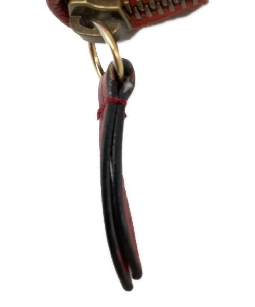 GUCCI（グッチ）GUCCI (グッチ) GGマーモント 長財布 ベージュ×ブラック×レッドの古着・服飾アイテム