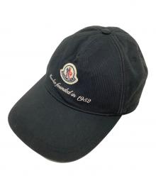 MONCLER（モンクレール）の古着「ベースボールキャップ」｜ブラック