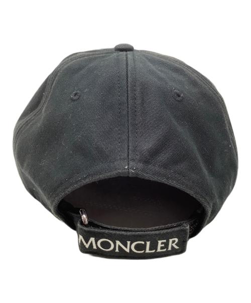 MONCLER（モンクレール）MONCLER (モンクレール) ベースボールキャップ ブラック サイズ:UNIの古着・服飾アイテム