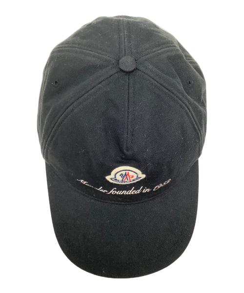 MONCLER（モンクレール）MONCLER (モンクレール) ベースボールキャップ ブラック サイズ:UNIの古着・服飾アイテム