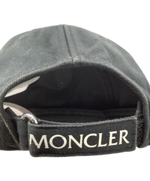 MONCLER（モンクレール）MONCLER (モンクレール) ベースボールキャップ ブラック サイズ:UNIの古着・服飾アイテム